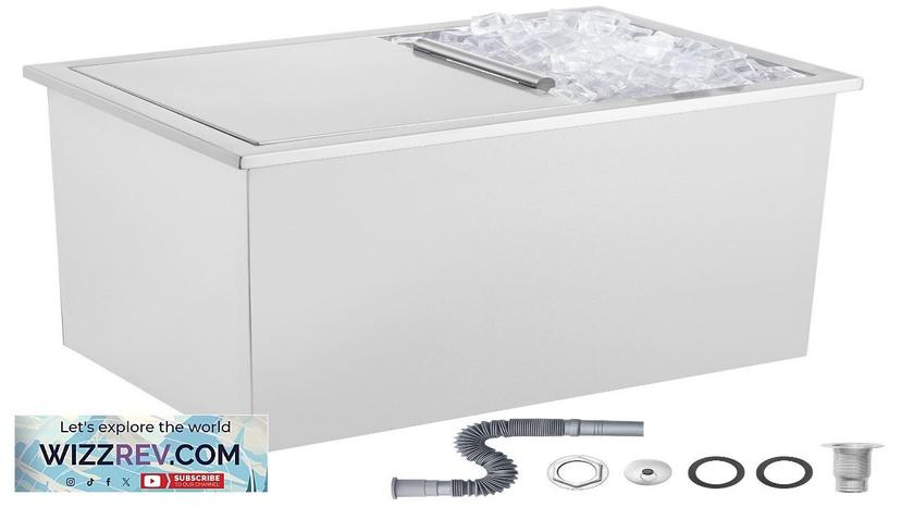 VEVOR 28.5Quart Drop in Ice Chest Ice Cooler Ice Bin Stainless Steel Review