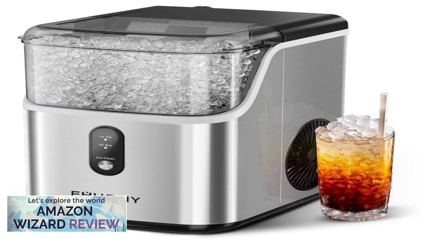 EUHOMY Nugget Ice Makers Countertop Pebble Ice Maker Machine with 34lbs/24H Soft Review