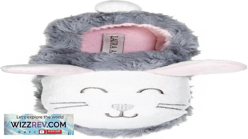 Laura Ashley Toddler Girls Bunny or Dog Clog Slippers Pink (See Sizes Review