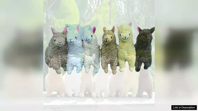 Lovely 23cm White Alpaca Llama Plush Toy Doll Animal Stuffed Animal Dolls Review