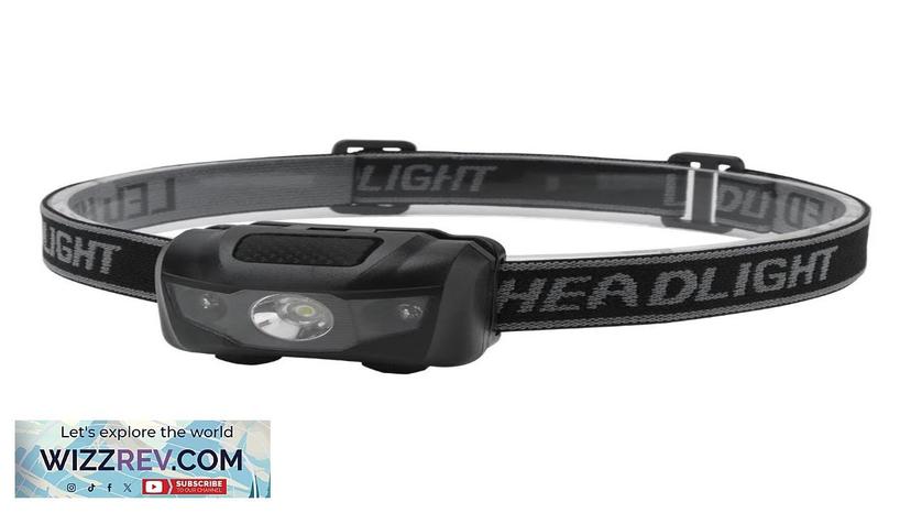 BORUiT 3W Powerfull Mini Headlamp Red Light LED Headlight 4-Mode Waterproof Head Review