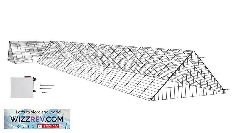 VEVOR Chicken Tunnels 157.5 x 39.4 x 24.2 inch(LxWxH) Chicken Tunnels Review