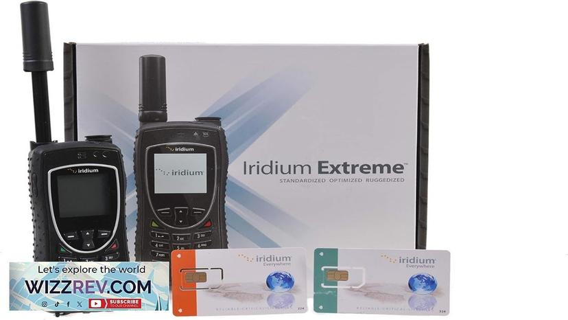 Iridium 9575 Extreme Satellite Phone with Prepaid and Postpaid SIM Cards Review