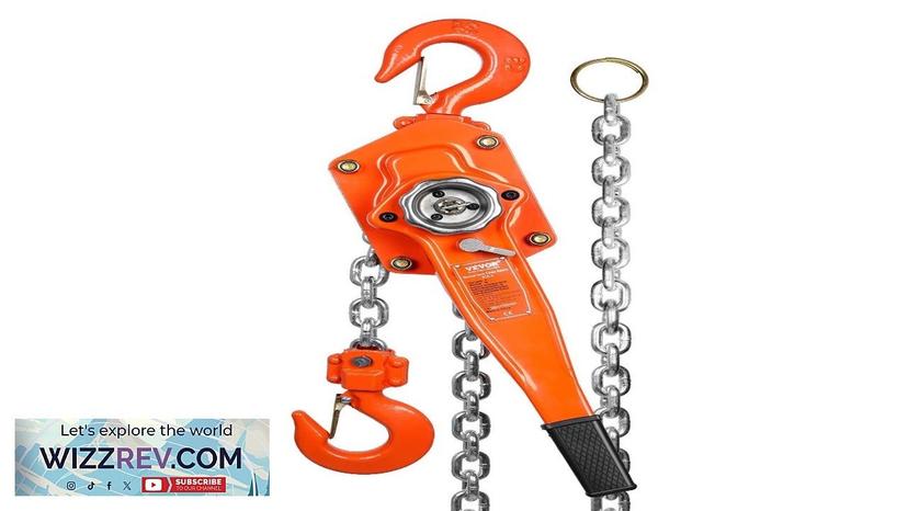 VEVOR Manual Lever Chain Hoist 3 Ton 6600 lbs Capacity 10 FT Review