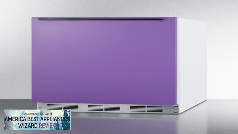 Summit 24" Wide Refrigerator-Freezer in Lavander Purple Door CARB Compliant Review