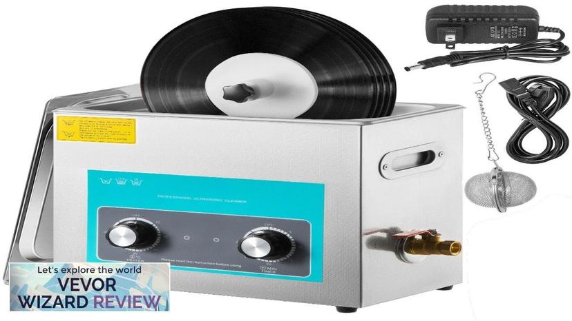 VEVOR Ultrasonic Vinyl Record Cleaner 6L 40kHz Vinyl Ultrasonic Cleaning Machine Knob Review