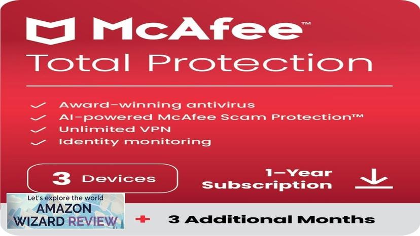 McAfee Total Protection 2024 Ready 3 Devices 15 Month Subscription Review