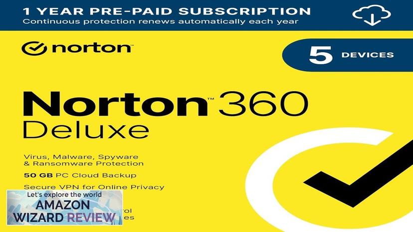 Norton 360 Deluxe 2024 Antivirus software for 5 Devices with Auto Renewal Review