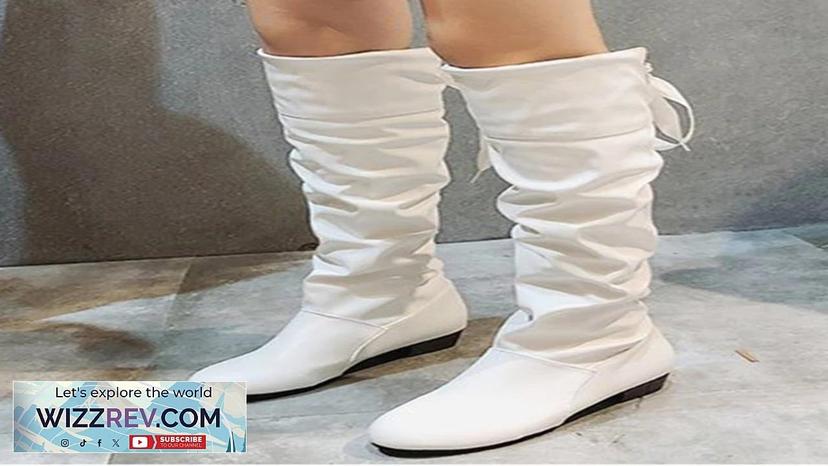 2023Shoes For Women Knee High Boots Red Black White Tall Boots Woman Review