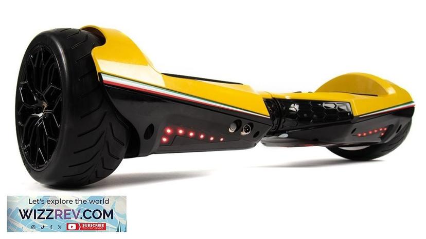 6.5 Inch Lamborghini Hoverboard with Lights and App Two-Wheel Self Balancing Scooter Review