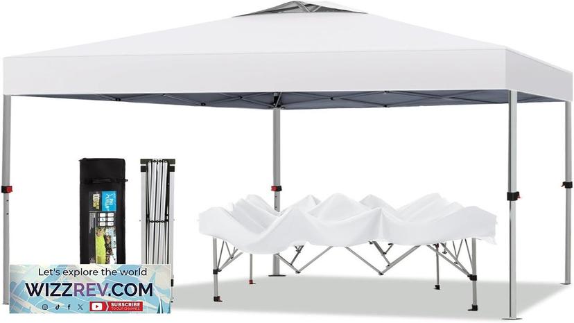 PHI VILLA Outdoor Pop up Canopy 10'x10' Tent Camping Sun Shelter-Series Party Review