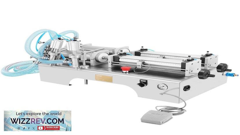 VEVOR Horizontal Liquid Filling Machine 100-1000ml Pneumatic Liquid Filling Double Heads Review