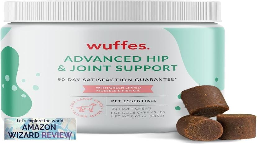 Wuffes Chewable Dog Hip and Joint Supplement for Large Breeds Glucosamine Review