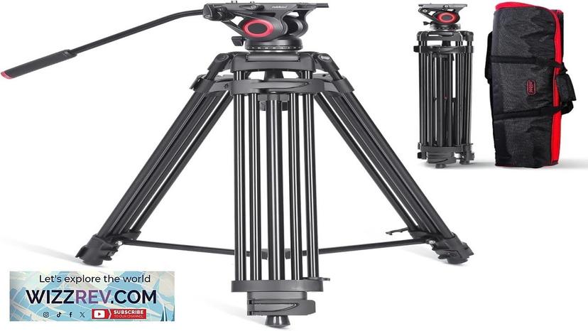 miliboo Video Tripod with Ball Smooth Head Aluminum Adjustable Professional Tripod Review