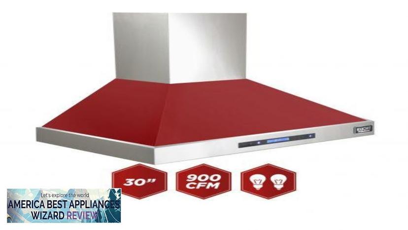 Kucht 30'' Professional Ducted Wall-Mounted Range Hood In Red Review