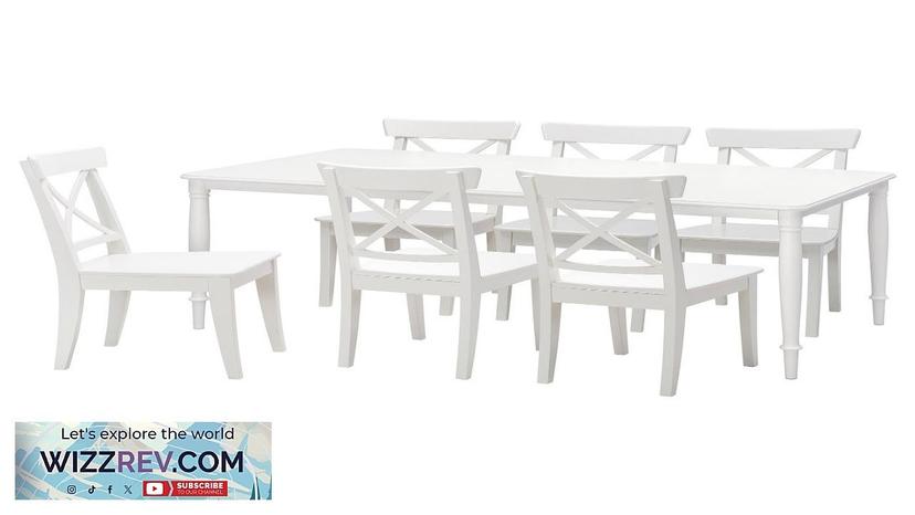 DANDERYD / INGOLF IKEA Table and 6 chairs white/white Review