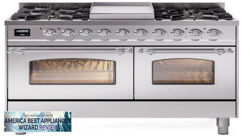 Nostalgie II 40" Dual Fuel Natural Gas Freestanding Range in Stainless Steel Review