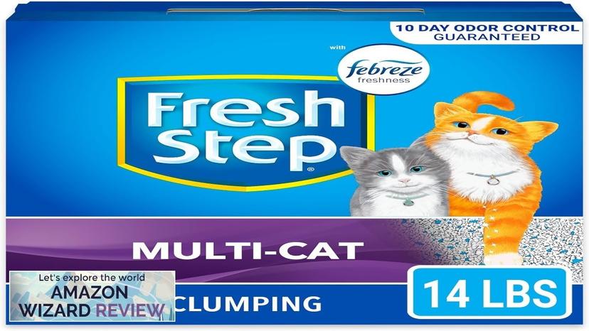 Fresh Step Clumping Cat Litter Multi-Cat Odor Control 14 lbs Review