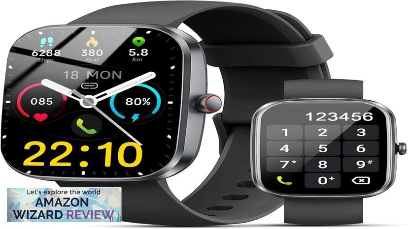 Smart Watch 1.91"Smartwatch for Men Women (Answer/Make Call) Fitness Tracker with 100+ Review