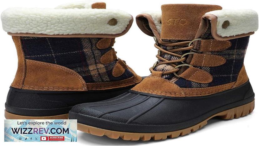 STQ Womens Winter Duck Boots Waterproof Cold Weather Snow Boots Review