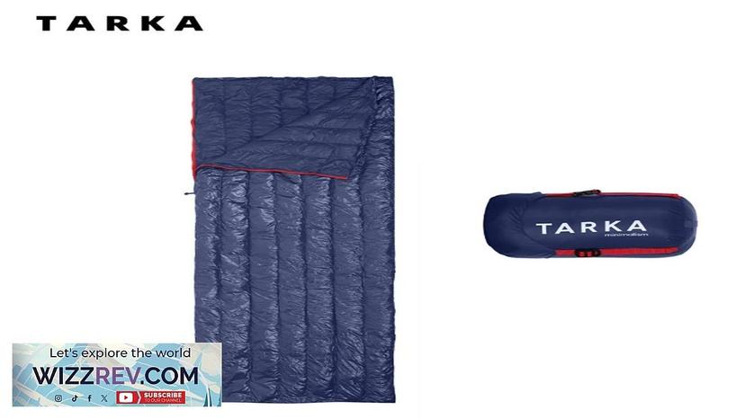 TARKA Camping Sleeping Bag Ultralight Adult Goose Down Sleeping Bags Comfort Warm Review