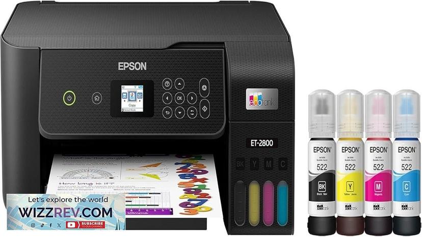 Epson EcoTank ET-2800 Wireless Color All-in-One Cartridge-Free Supertank Printer with Scan Review