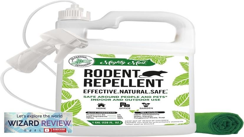 Mighty Mint Gallon (128 oz) Rodent Natural Peppermint Oil Spray Review