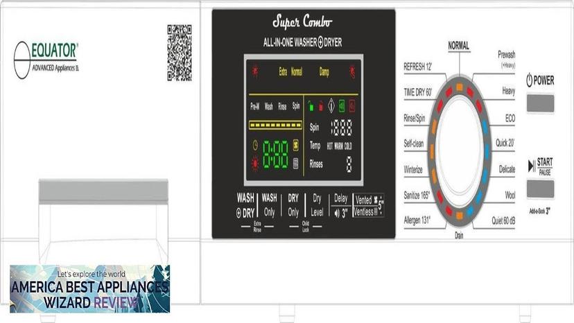 Equator 24'' Washer/Dryer Combo 10 Wash Cycles 1400 RPM 1.9 cu. ft Review