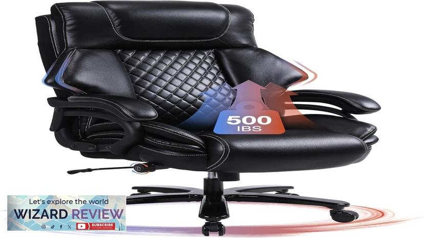 Big and Tall Office Chair 500lbs for Heavy People with Adjustment Lumbar Review