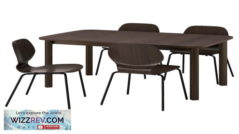 STRANDTORP / SIGTRYGG IKEA Table and 4 chairs brown/dark brown black Review