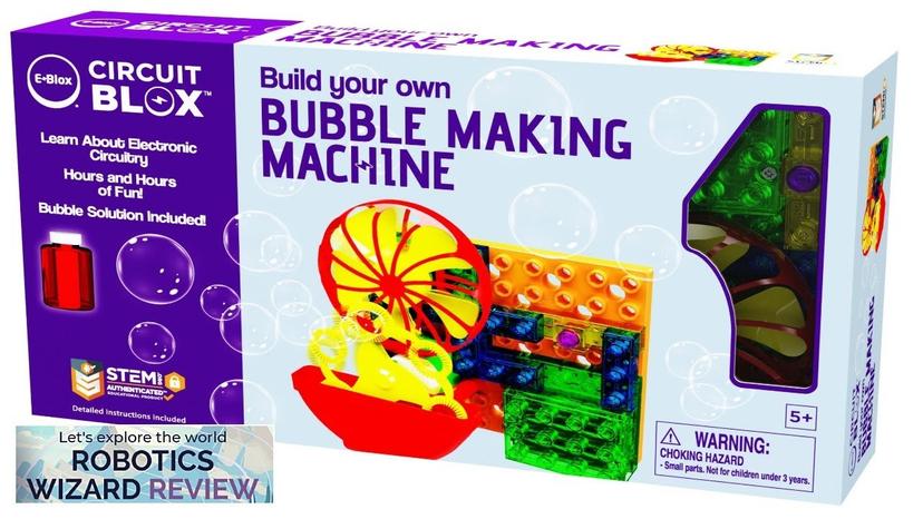 Circuit Blox Build Your Own Bubble Blowing Machine Review