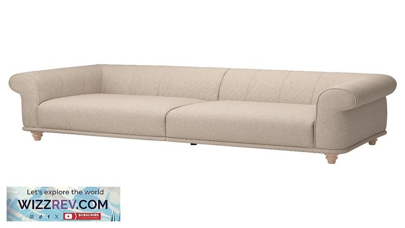 VISKAFORS IKEA Sofa Lejde light beige/birch Review