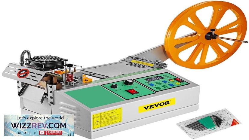 VEVOR Automatic Hot and Cold Tape Cutting Machine 440W 350°C Zipper Braided Review