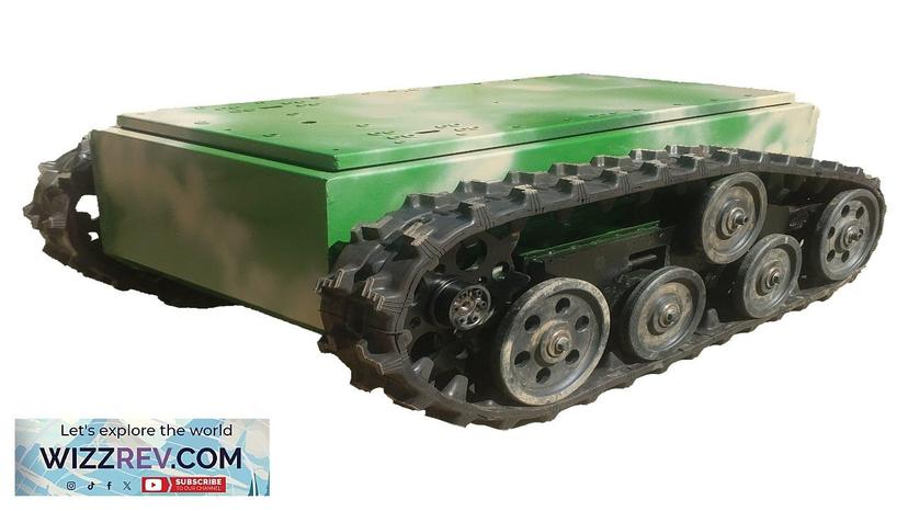 UGV Tracked Robot Chassis with Remote Control – RC Tank Chassis Review