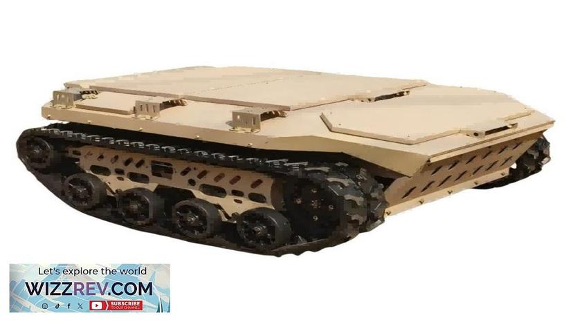 Heavy Load Rubber Track Robot RC Tank Chassis H2-134 Review