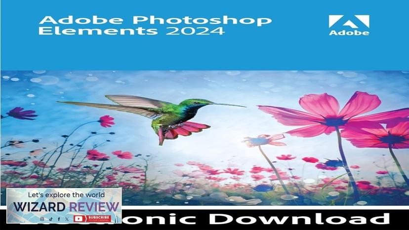 Adobe Photoshop Elements 2024 Windows PC Code Software Download Review