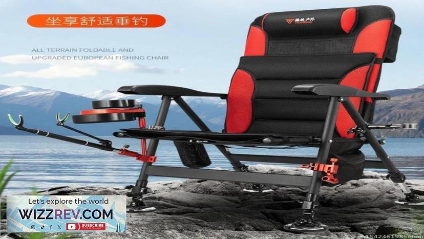 New European Fishing Chair 낚시의자 Folding Portable Wild Fishing Chair Multifunctional Fishing Review