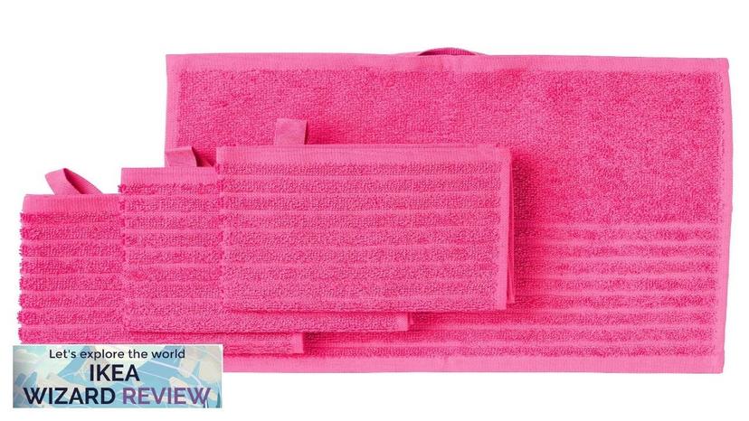 VÅGSJÖN IKEA Washcloth bright pink Review