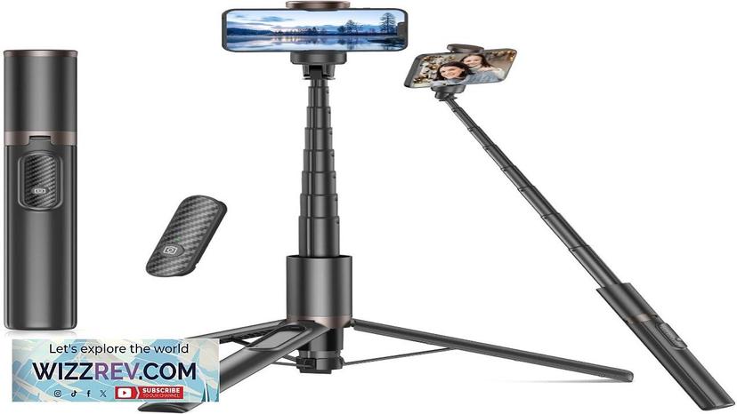 TONEOF 60" Selfie Stick Tripod for VideoAll-in-1 Extendable Cell Phone Tripod Stand Review