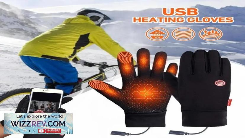 1 pair Electric Heated Gloves Rechargeable USB Hand Warmer Heating Gloves Winter Review