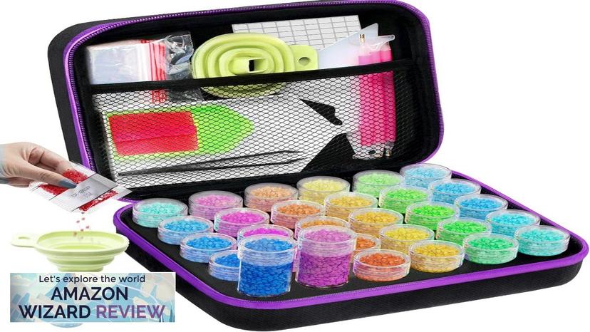 ARTDOT Diamond Painting Storage Containers 30 Slots Diamond Painting Accessories Shockproof Review