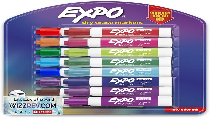 Expo Low Odor Dry Erase Markers Assorted Colors Chisel Tip Review