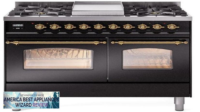 Nostalgie II 40" Dual Fuel Natural Gas Freestanding Range in Glossy Black Review