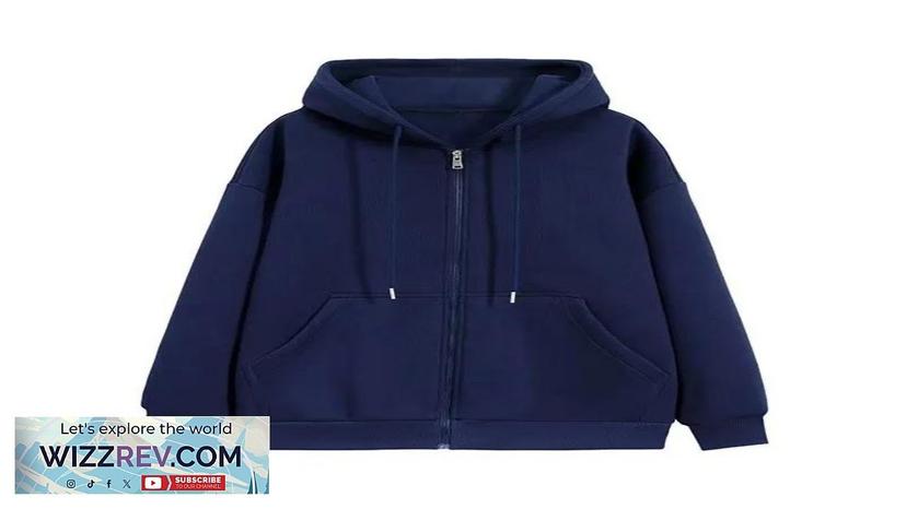 Women's Hoodies 2024 Autumn And Winter Unisex Zipper Hooded Sweatshirt Solid Color Review