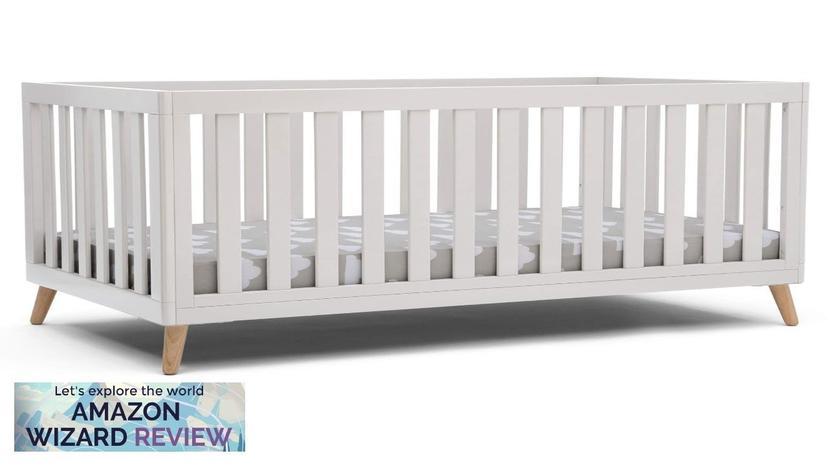 Delta Children Essex 4-in-1 Convertible Baby Crib Bianca White with Natural Legs Review