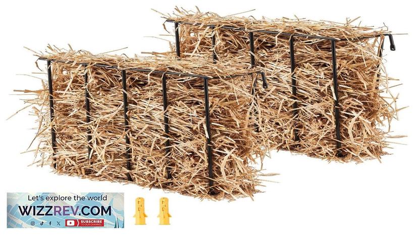 VEVOR Livestock Hay Feeder 2 Packs 24 Gallons Wall Mounted Goat Hay Review