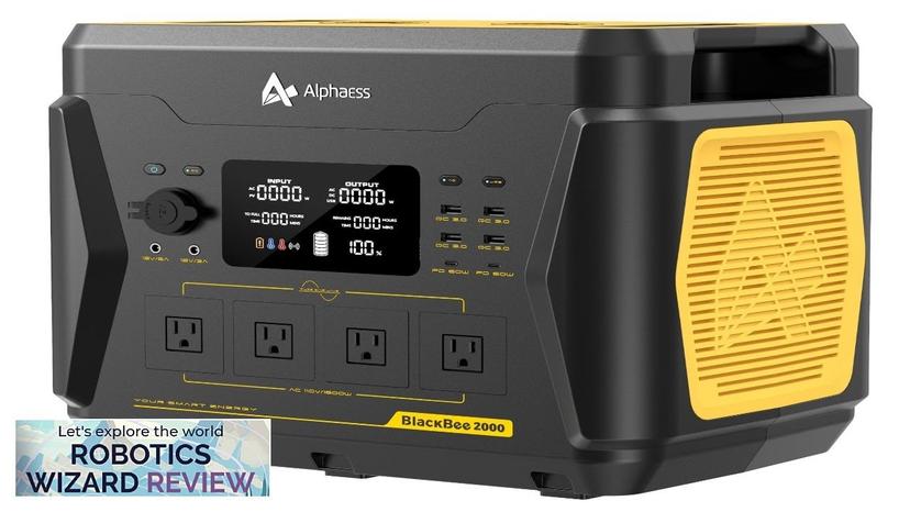 AlphaESS Portable Power Station BlackBee 2000 2203Wh Solar Generator with 15 Outputs Review