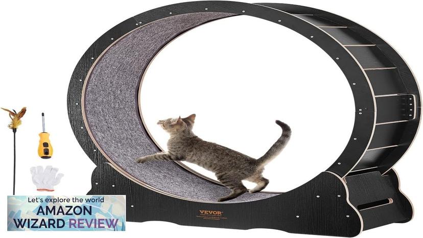 VEVOR Cat Wheel Exerciser for Indoor Cats, 43.3 inch Large Cat Exercise Review