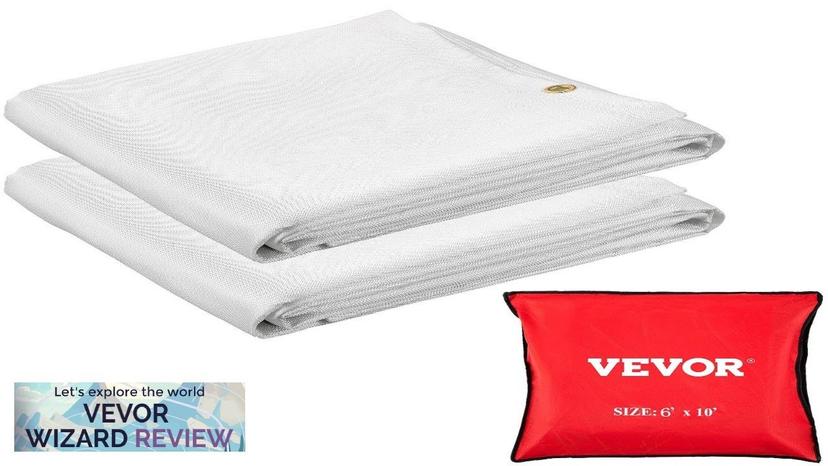 VEVOR Fire Blankets 2 Pack Welding Blankets 8' x 10' Fire Suppression Review