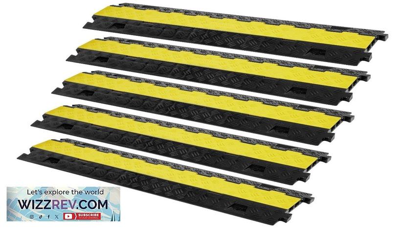 VEVOR 5PCs Cable Protector Ramp 2Channel 22000lbs Load TPU Wire Cable Cover Review